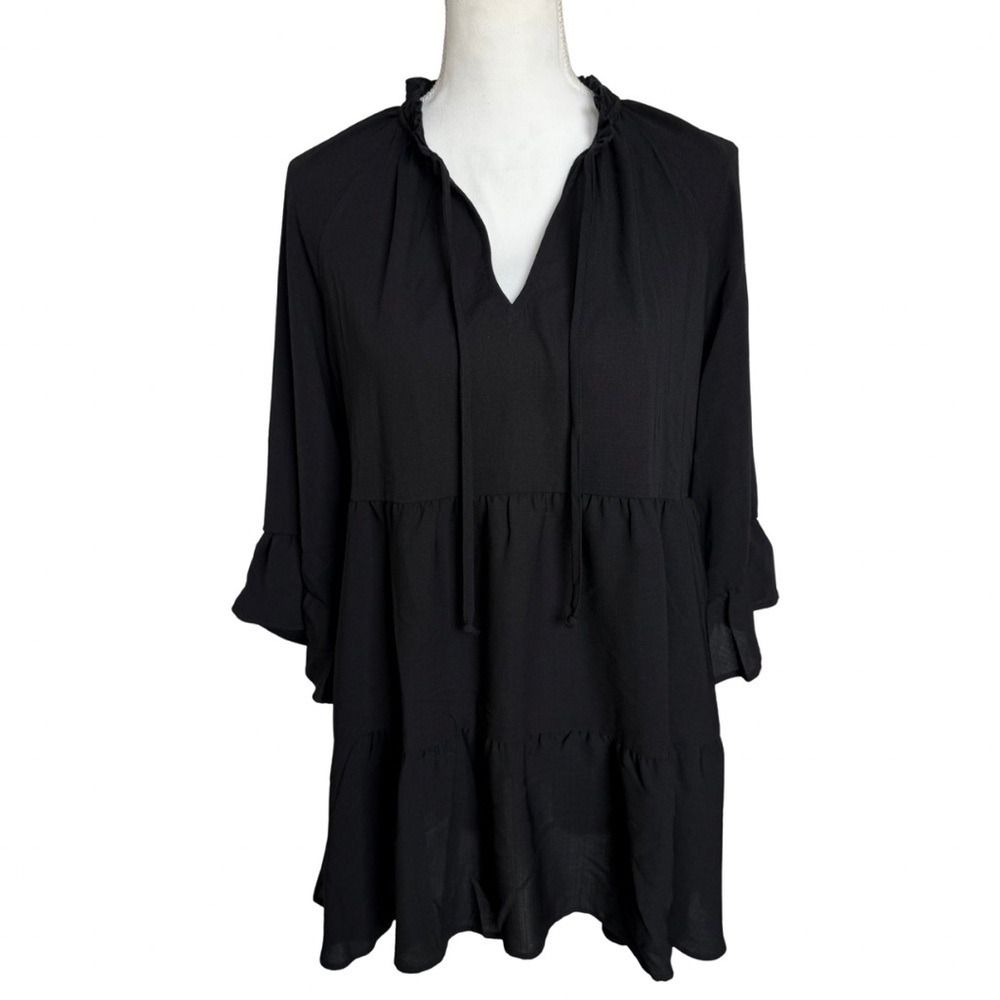 NWT Show Me Your Mumu Viola Black Mini Dress | XS - Picture 2 of 5